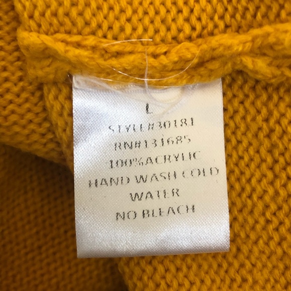 Ruby Rose Mustard Knit Turtleneck Sweater - Picture 5 of 5
